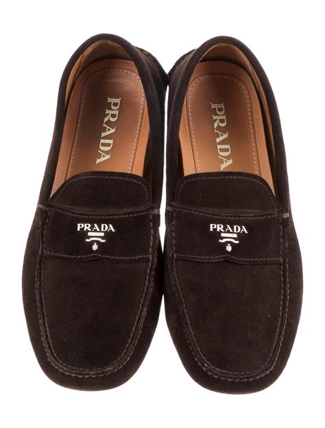 prada mens loafers shoes|prada driving loafers women's.